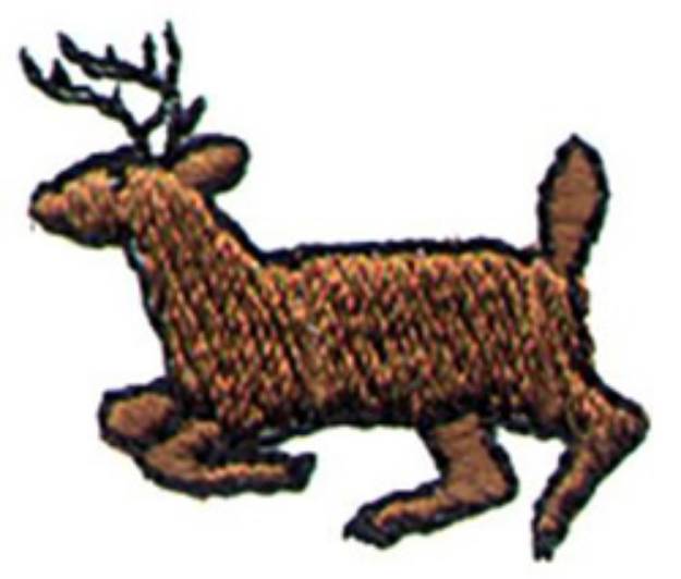 Picture of 1" Deer Machine Embroidery Design