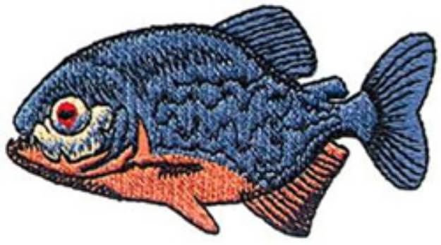 Picture of Piranha Machine Embroidery Design