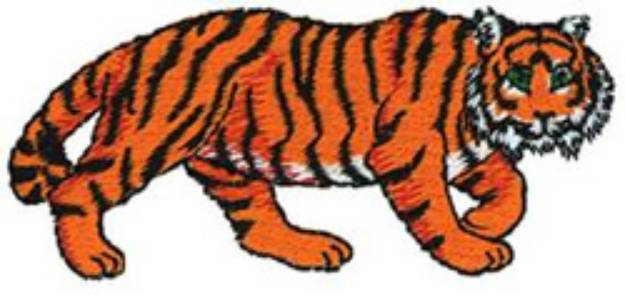 Picture of Small Tiger Machine Embroidery Design