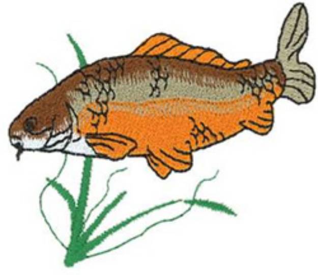 Picture of Carp Machine Embroidery Design