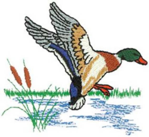 Picture of Mallard Machine Embroidery Design