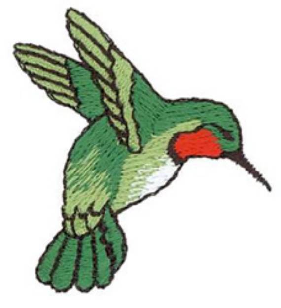 Picture of Hummingbird Machine Embroidery Design