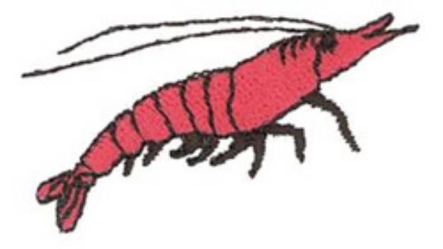 Picture of Shrimp Machine Embroidery Design