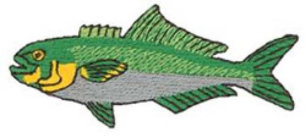 Picture of Bluefish Machine Embroidery Design