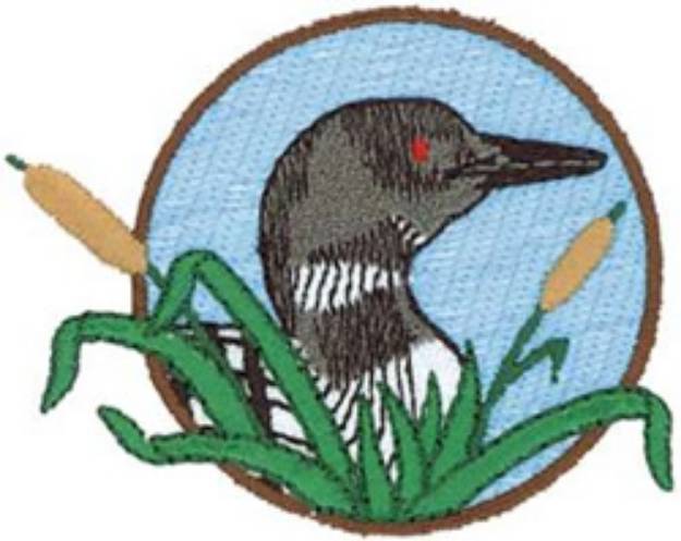 Picture of Loon Machine Embroidery Design