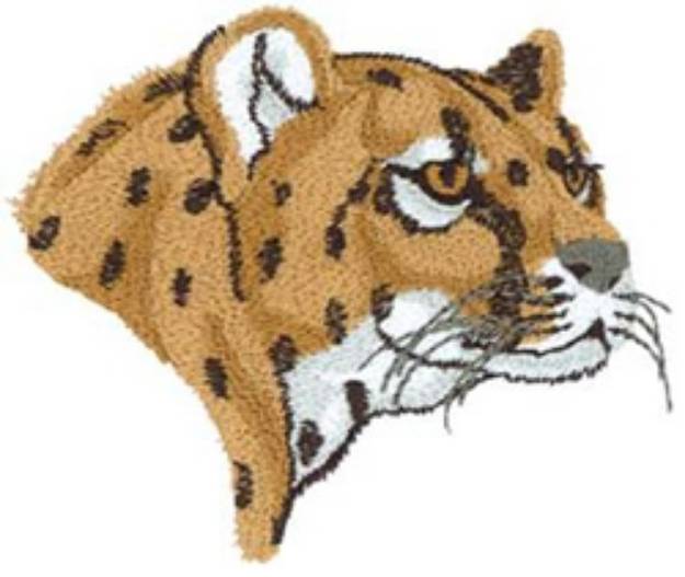 Picture of Cheetah Head Machine Embroidery Design