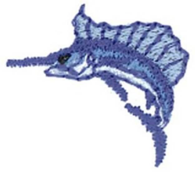 Picture of Sailfish Machine Embroidery Design