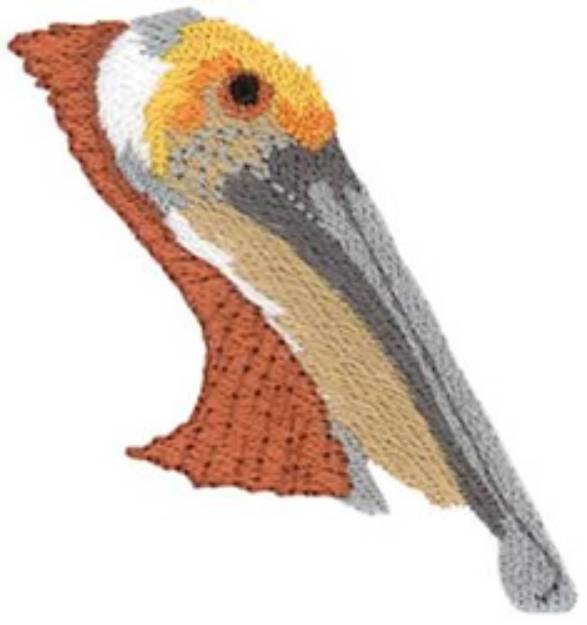 Picture of Pelican Machine Embroidery Design