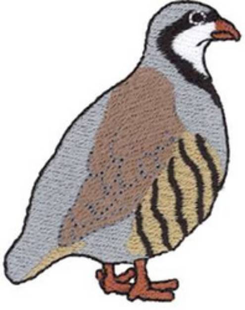 Picture of Chukar Partridge Machine Embroidery Design