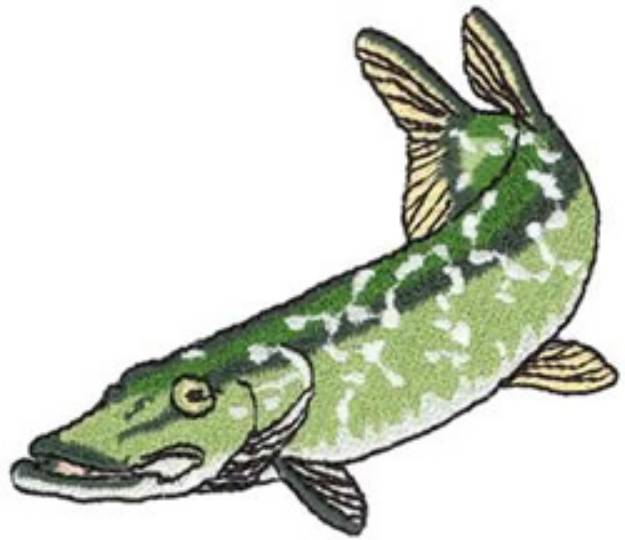 Picture of Northern Pike Machine Embroidery Design