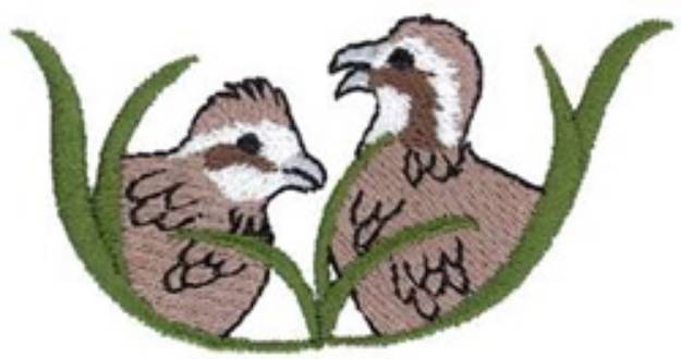 Picture of Bobwhites Machine Embroidery Design