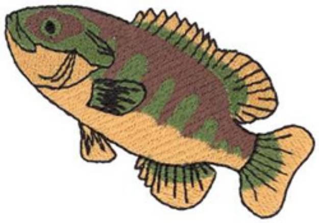 Picture of Sunfish Machine Embroidery Design