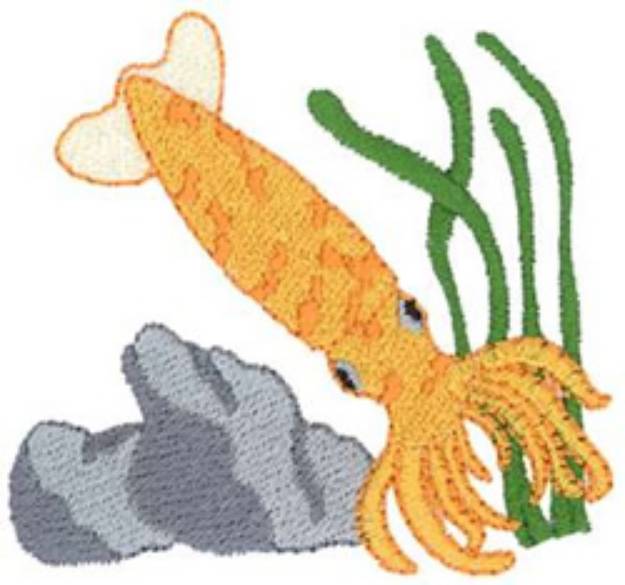 Picture of Squid Machine Embroidery Design