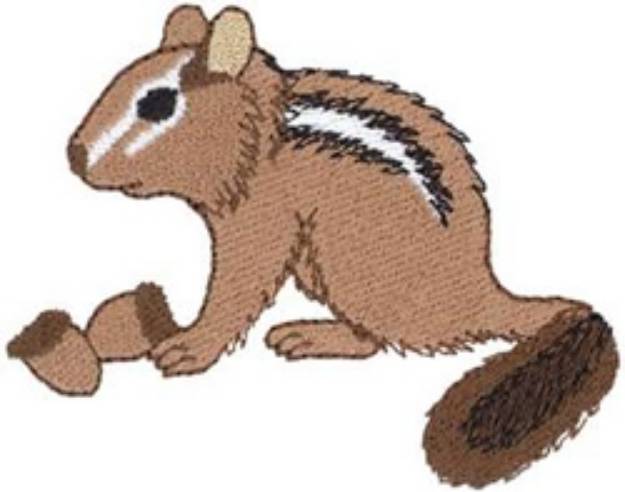 Picture of Chipmunk Machine Embroidery Design