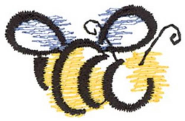 Picture of Bumble Bee Machine Embroidery Design