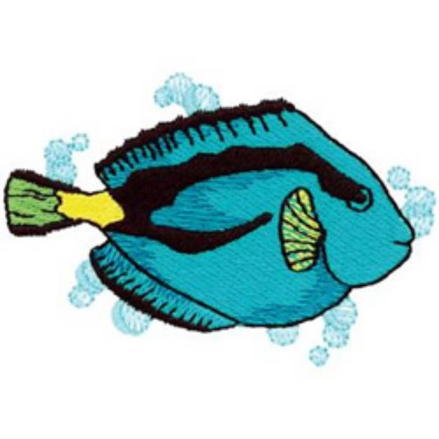 Picture of Tang Fish Machine Embroidery Design