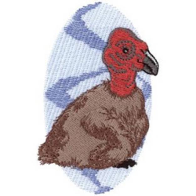 Picture of California Condor Machine Embroidery Design