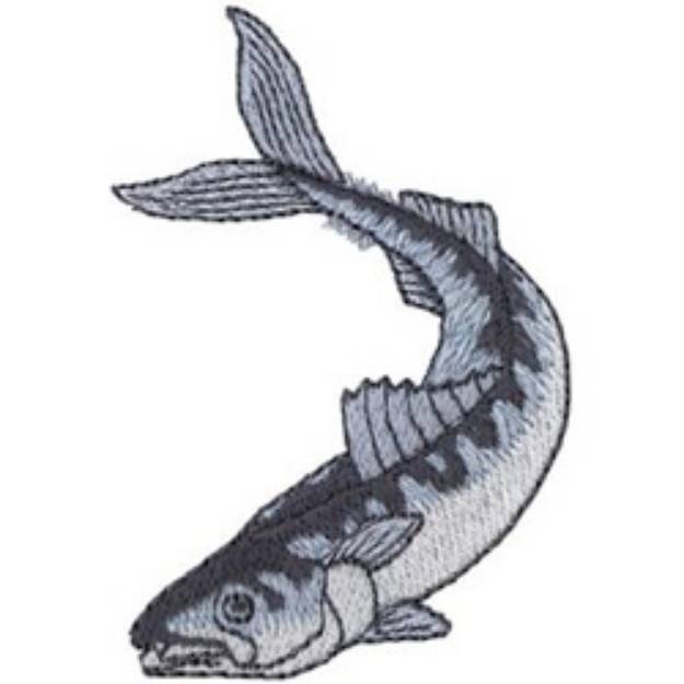 Picture of Mackerel Machine Embroidery Design