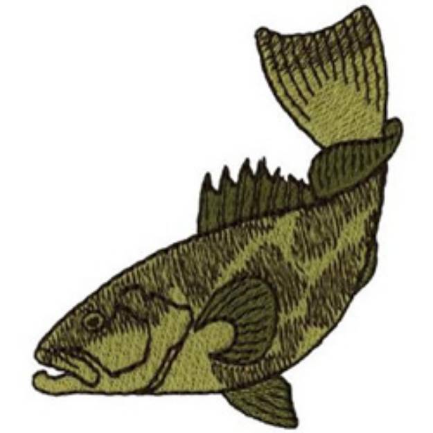 Picture of Grouper Machine Embroidery Design