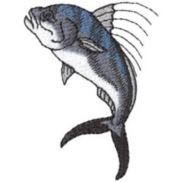 Picture of Roosterfish Machine Embroidery Design