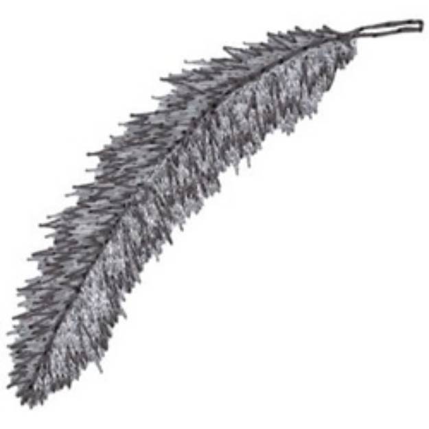 Picture of Long Feather Machine Embroidery Design