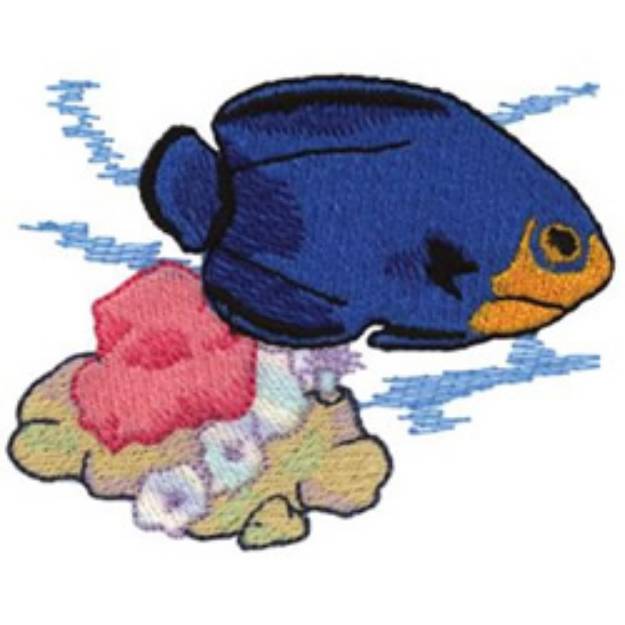 Picture of Cherub Fish Machine Embroidery Design