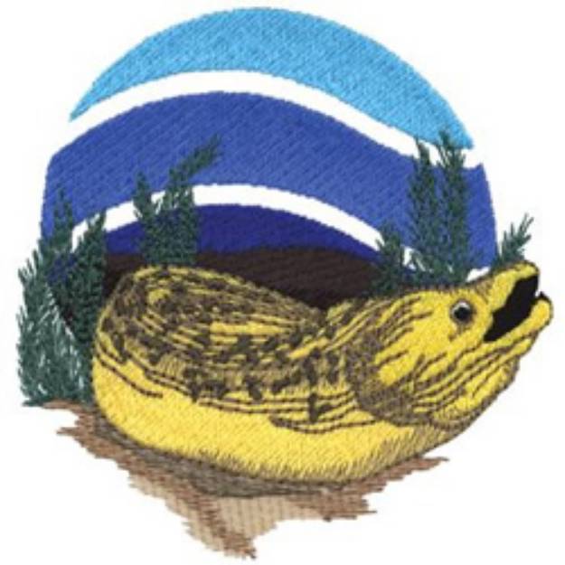 Picture of Moray Eel Machine Embroidery Design