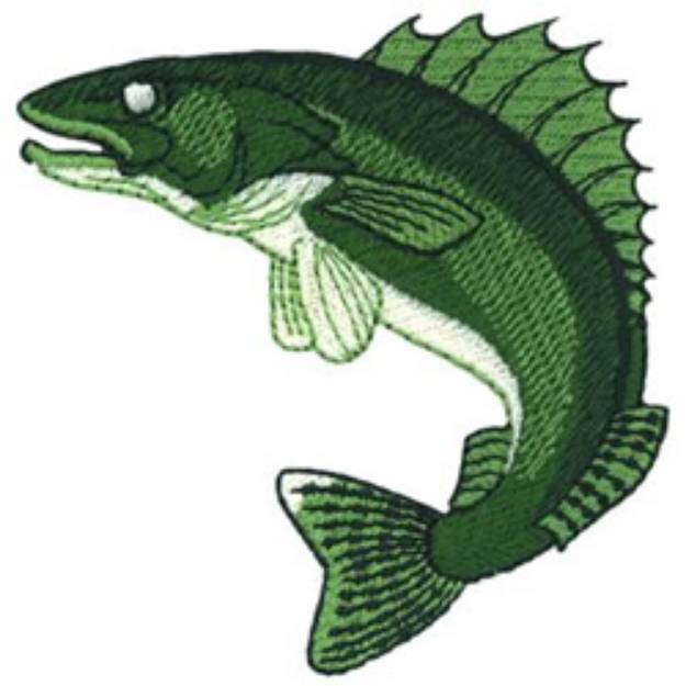 Picture of Walleye Machine Embroidery Design