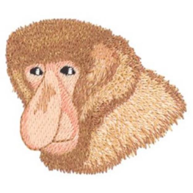 Picture of Probascis Monkey Machine Embroidery Design