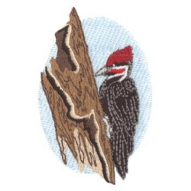 Picture of Woodpecker Machine Embroidery Design