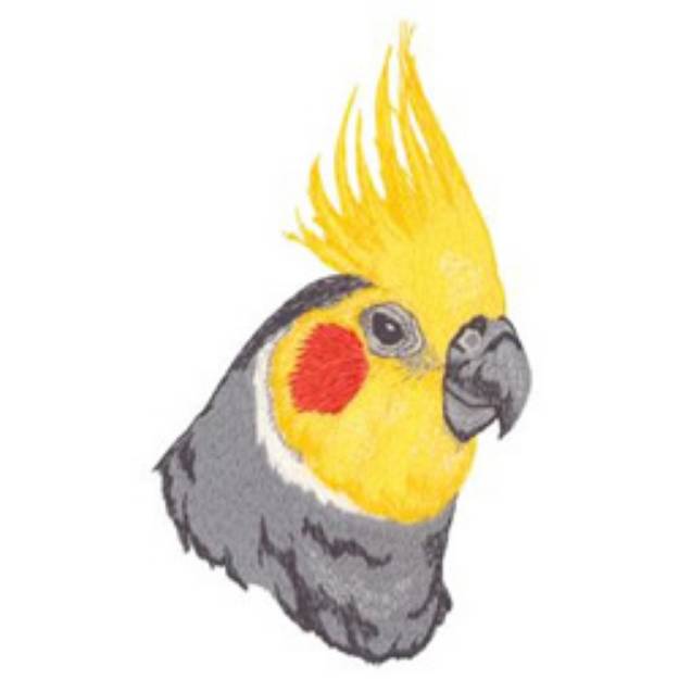 Picture of Cockatiel Machine Embroidery Design