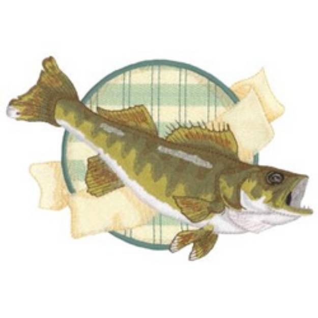 Picture of Walleye Machine Embroidery Design