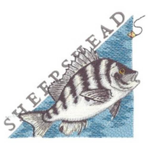 Picture of Sheepshead Machine Embroidery Design