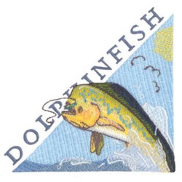 Picture of Dolphin Fish Machine Embroidery Design