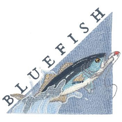 Bluefish Machine Embroidery Design