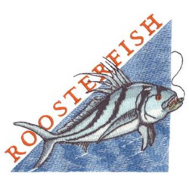 Picture of Roosterfish Machine Embroidery Design