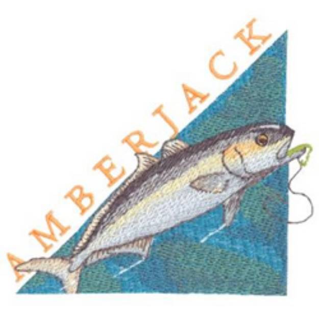 Picture of Amberjack Machine Embroidery Design