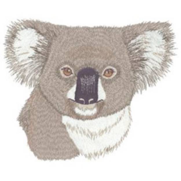 Picture of Koala Head Machine Embroidery Design