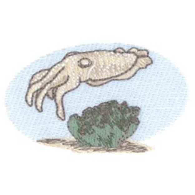 Picture of Cuttlefish Machine Embroidery Design