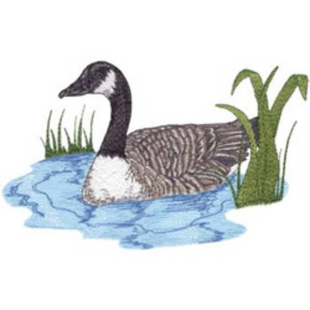 Picture of Canada Goose Machine Embroidery Design