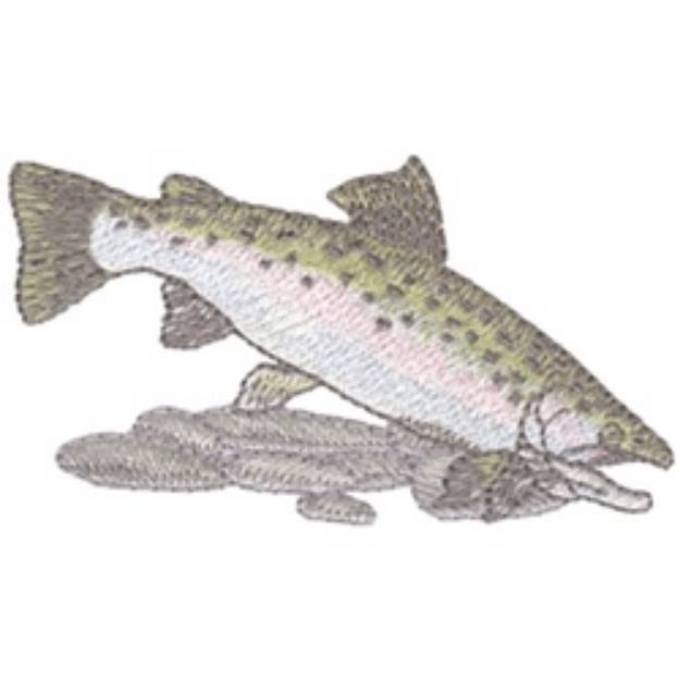 Picture of Steelhead Machine Embroidery Design