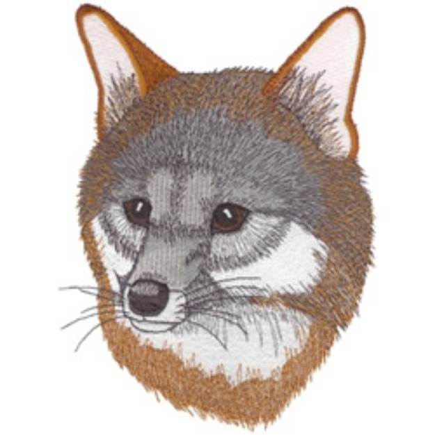 Picture of Gray Fox Machine Embroidery Design