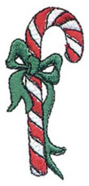 Picture of Candy Cane Machine Embroidery Design