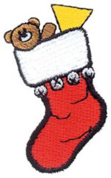 Picture of Stuffed Stocking Machine Embroidery Design