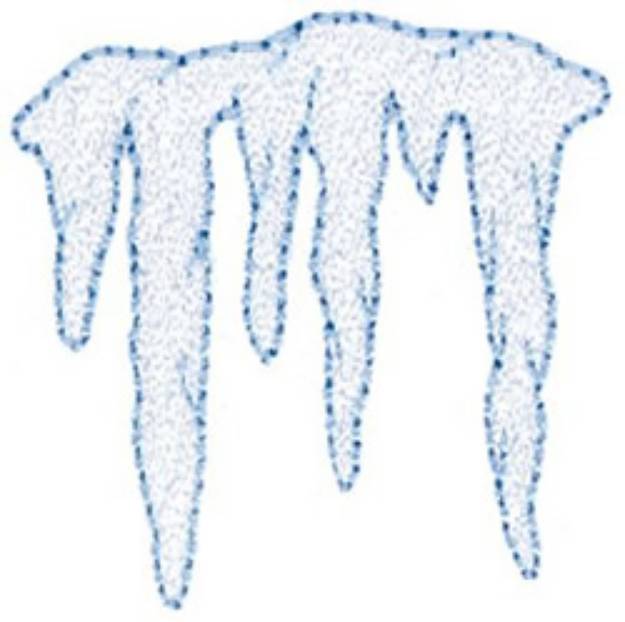 Picture of Icicles Machine Embroidery Design