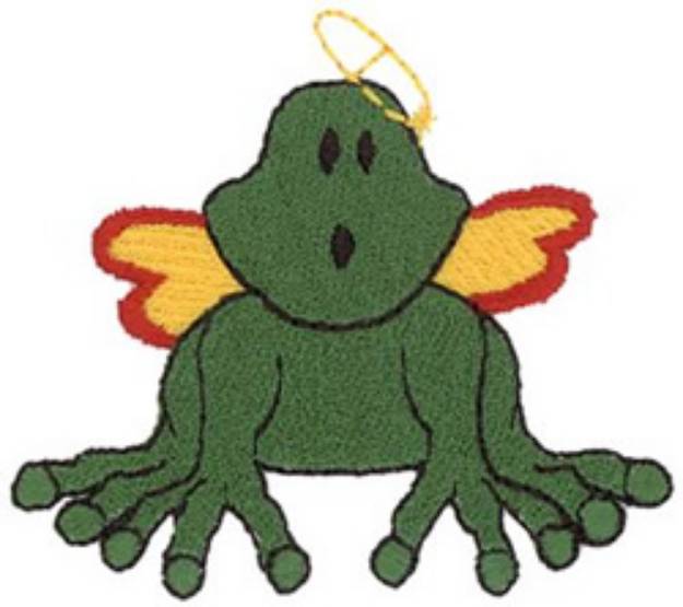 Picture of Christmas Frog Machine Embroidery Design