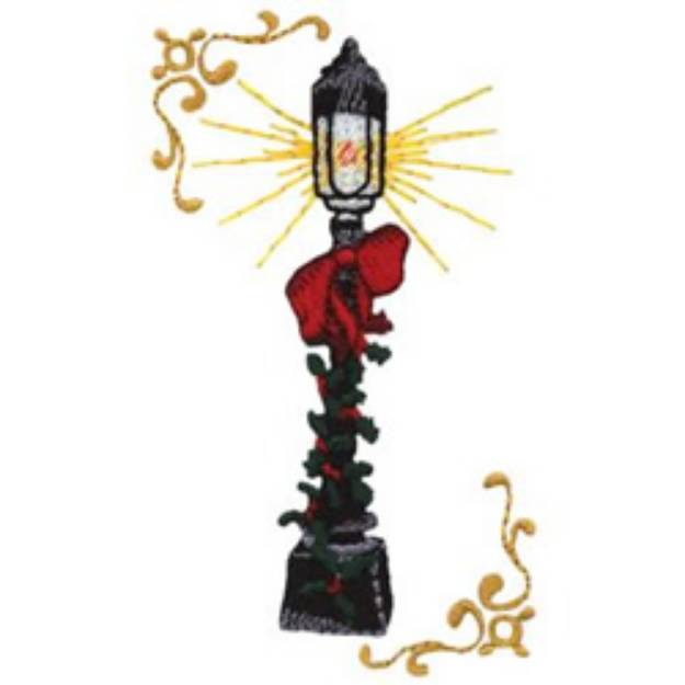 Picture of Street Lamp Machine Embroidery Design