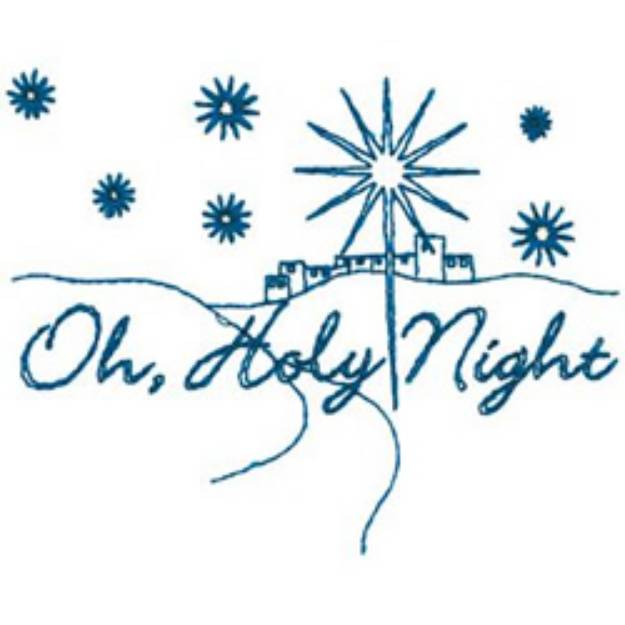 Picture of Oh, Holy Night Machine Embroidery Design