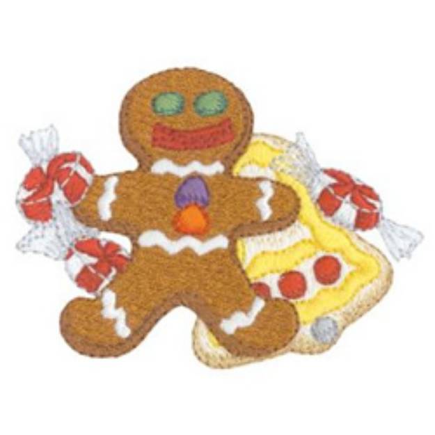 Picture of Christmas Goodies Machine Embroidery Design