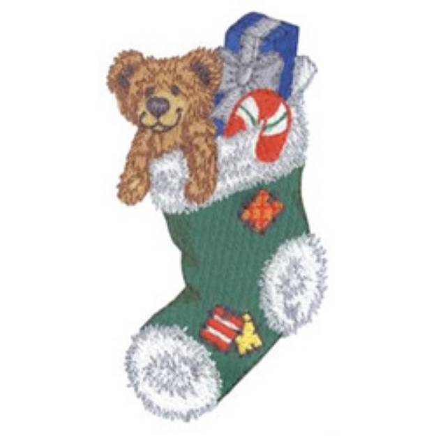 Picture of Christmas Stocking Machine Embroidery Design